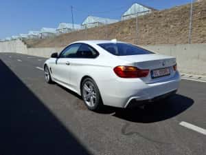 BMW F32 420D seria 4 coupe alb 2014 — miniatura 4