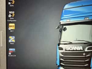 Tester/Diagnoza Scania+Laptop Panasonic cu SDP3 2.67+MULTI+Xcom 2.54 — miniatura 3