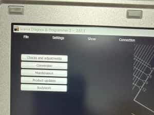 Tester/Diagnoza Scania+Laptop Panasonic cu SDP3 2.67+MULTI+Xcom 2.54 — miniatura 6