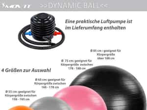 Minge de gimnastica MOVIT — miniatura 4