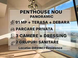 Penthouse NOU pe 2 nivele, Panoramic, DaVinci Residence — miniatura 1