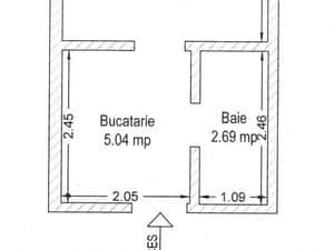 Garsonieră Uta etaj 1, bloc — miniatura 4
