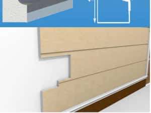 Riflaj decorativ termosistem polistiren — miniatura 2