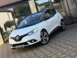 Renault Scenic 156.000km 1.5 D Hybrid alb PERLAT - import Germania - EXTRA DOTARI - istoric complet in Carvertical - led/xenon/masaj/pano/piele