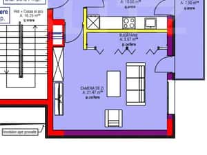 Apartament 2 camere, decomandat, 60 mp, imobil nou, zona Rivus — miniatura 4