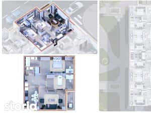 Apartament 3 camere  2 bai si bucătărie închisă Copou zona Mega Image — miniatura 5