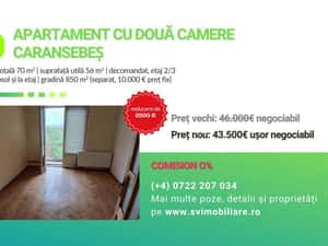 Comision 0 - Apartament cu 2 camere, zona Garii, Caransebes — miniatura 3