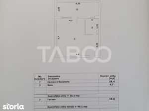 Studio de vanzare 36 mp util + terasa 13 mp finalizata 01 octombrie — miniatura 4