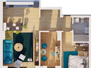 Apartament 2 cam - Nou Constanta - Energia Residence — miniatura 3