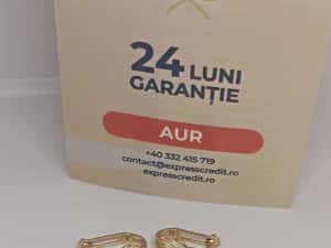 Cercei Aur 14K 2.80g (Ag4 Dacia B.52266.1) Garantie 2 ani — miniatura 3