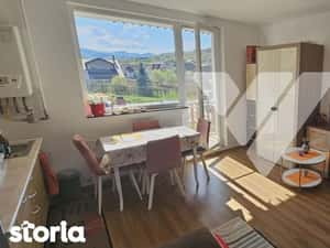 Garsoniera mobilata Cisnadie etaj 1, parcare, vedere munte — miniatura 4