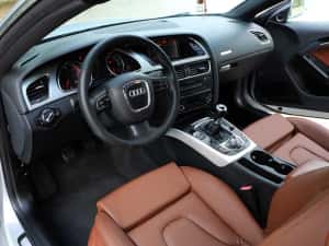 Audi A5 Coupe 3.0 Tdi 240 Cp Manual // 2008 // Interior Coniac / Xenon — miniatura 5