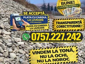 Refuz de ciur Iasi 32–63 mm | Piatră pentru dren și drum | Nisip Iasi