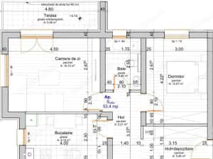 Etaj 1. Decomandat. Langa Eso si Profi. Bucatarie INCHISA — miniatura 10