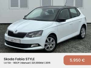 Skoda Fabia 2015 STYLE 1.4 TDI Manual | RATE / TRANSPORT / NUMERE