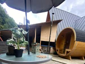 Cabana A Frame cu Sauna Piscina Si Jacuzzi in jud Cluj — miniatura 2