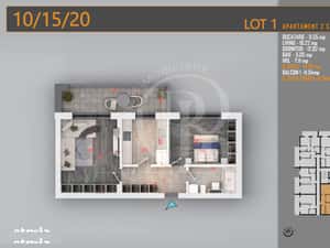 Apartament decomandat 2 camere -Titan Pallady Metrou Teclu