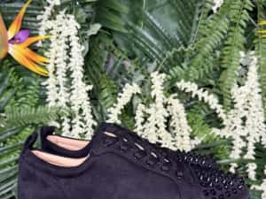 Christian Louboutin Low Black Spikes