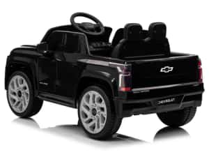 Masinuta electricaChevrolet Silverado negru,CADOU:Nr auto personalizat — miniatura 6