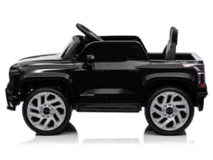 Masinuta electricaChevrolet Silverado negru,CADOU:Nr auto personalizat — miniatura 8