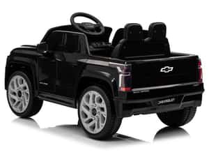 Masinuta electricaChevrolet Silverado negru,CADOU:Nr auto personalizat — miniatura 10