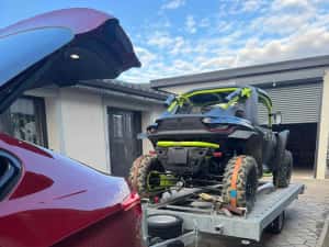 Remorca Platforma AUTO RSA 3519 1800 Kg,Fabricata in RO,carte RAR — miniatura 5