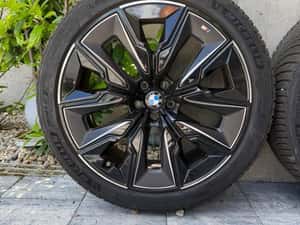 Vand jante Bmw seria 7 cu cauciucuri de iarna aproape noi — miniatura 10