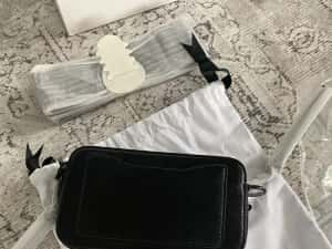 Geanta Marc Jacobs Snapshot full black 2025 — miniatura 3
