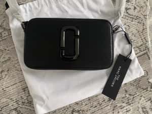 Geanta Marc Jacobs Snapshot full black 2025 — miniatura 7