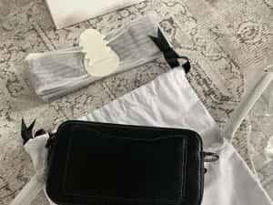 Geanta Marc Jacobs Snapshot full black 2025 — miniatura 10