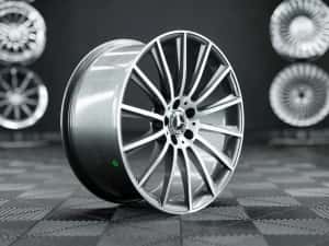 jante 20 mercedes amg r20 s class e class c class cls gle glc glk gla — miniatura 5