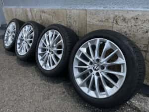 Jante Roti 17 Skoda Octavia 3 2 VW Golf 8 7 6 5 Jetta Caddy Touran Seat Leon Anvelope Vara 225 45 R17 — miniatura 2