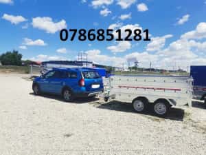 Remorca 750 kg Tandem ATV Moto Apicola Cargo Marfa Prelata 3000 X 1600 — miniatura 3