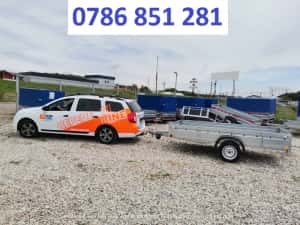 Remorca 750 kg Tandem ATV Moto Apicola Cargo Marfa Prelata 3000 X 1600 — miniatura 4