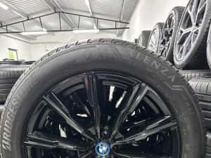 Jante Bmw X5 X6 R20 G05 G06 Originale M740 Black Bridgestone  90% de vara 2024
