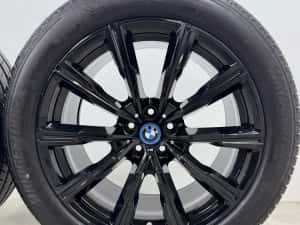 Jante Bmw X5 X6 R20 G05 G06 Originale M740 Black Bridgestone  90% de vara 2024 — miniatura 3