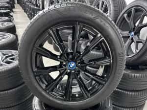 Jante Bmw X5 X6 R20 G05 G06 Originale M740 Black Bridgestone  90% de vara 2024 — miniatura 9