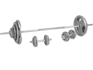 Banca reglabila cu suport + set greutati 105 kg — miniatura 5