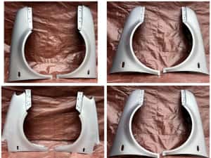 Aripi fata noi vw passat b5.5 b6 b7 b8 CC orice cod culoare — miniatura 4