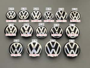 Capace jante aliaj Volkswagen VW Passat Golf Arteon Taigo embleme ROTI