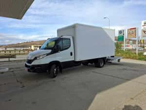 finantare leasing rata 408 €/ iveco BOX cu LIFT Hidraulic  motor 3000 — miniatura 8