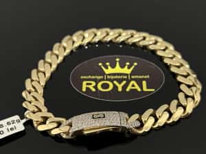Bijuteria Royal CB : Bratara aur nou  14k unisex 13,62gr — miniatura 4