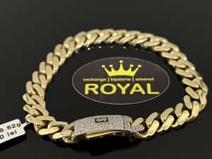Bijuteria Royal CB : Bratara aur nou  14k unisex 13,62gr — miniatura 6
