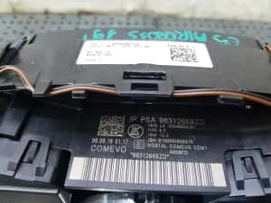 Bloc manete semnalizare stergator parbriz tempomat cu spirala volan si padele citroen c5 aircross 98312669zd — miniatura 3