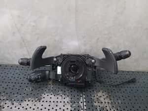 Bloc manete semnalizare stergator parbriz tempomat cu spirala volan si padele citroen c5 aircross 98312669zd — miniatura 4