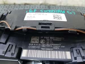 Bloc manete semnalizare stergator parbriz tempomat cu spirala volan si padele citroen c5 aircross 98312669zd — miniatura 9