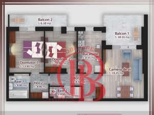 Apartament 3 camere-Ideal Familie-Titan Theodor Pallady