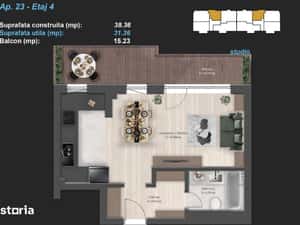 79.000 euro + TVA | Garsoniera Militari Sector 6 | Metrou Pacii — miniatura 6