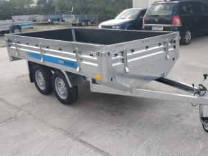 Remorca Noua Premium 750 kg 2 Axe Faro Magicus 300x150x35cm Tip Platfo — miniatura 3