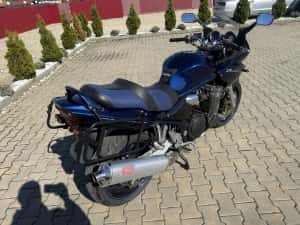 SUZUKI GSF 1200 S BANDIT IMPECABIL RECENT ADUS DIN GERMANIA ,side case,revizii la zi,perfect functional,fara defecte Toba BOS+originala Saua custom — miniatura 4